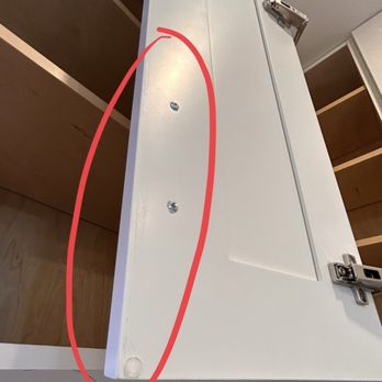 Daisy Kitchen Cabinets - Paint drips. I'm still waiting for the doors. It's been months. - Interior Design Near Me - Clifton, New Jersey