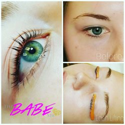 Ellebanana Lash Lift Service. With this service your natural lashes are being lifted to a nice natural C-curl.