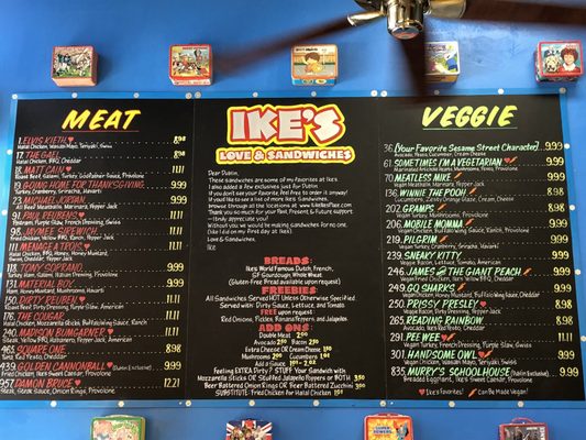 Menu photo 8 Ike's Love & Sandwiches Dublin, CA Menu photo 8 Ike's Love & Sandwiches Dublin, CA