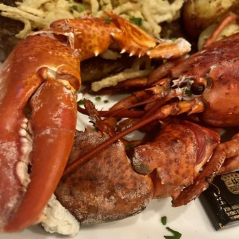Nick's Lobster House - Surf and Turf 1.25 steamed lobster with 16oz ribeye w/ potatoes and corn - Seafood Near Me - Brooklyn, New York Nick's Lobster House - Surf and Turf 1.25 steamed lobster with 16oz ribeye w/ potatoes and corn - Seafood Near Me - Brooklyn, New York