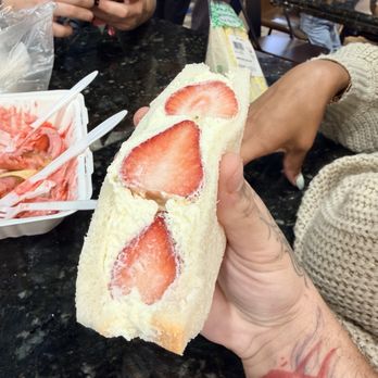 Mitsuwa Marketplace - Strawberries and cream - Japanese Near Me - Edgewater, New Jersey Mitsuwa Marketplace - Strawberries and cream - Japanese Near Me - Edgewater, New Jersey