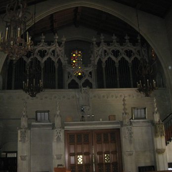 Mountain View Cemetery - inside the chapel, facing the exit doors, pipes for organ in loft above. - Funeral Services & Cemeteries Near Me - Oakland, California Mountain View Cemetery - inside the chapel, facing the exit doors, pipes for organ in loft above. - Funeral Services & Cemeteries Near Me - Oakland, California