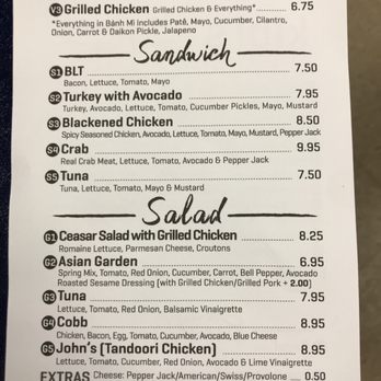 kibi’s Cafe  - Menu back - Sandwiches Near Me - Walnut Creek, California