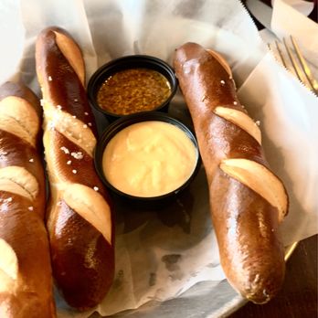 Airline Brewing Company Pub - Soft & Chewy: (I Detest Mustard, But Hubs Was All Over It) - Pubs Near Me - Ellsworth, Maine