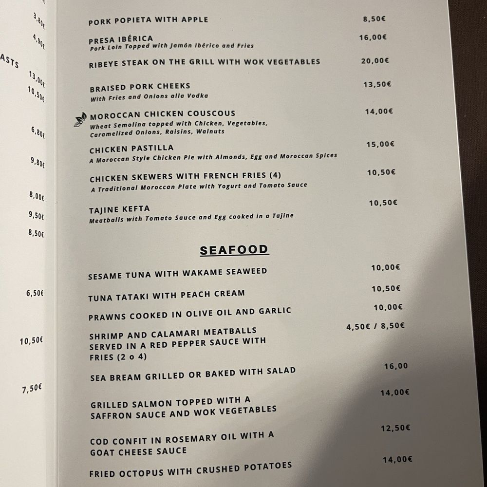 Arte y Sabor - English Menu - Tapas Bars Near Me - Seville, SE Arte y Sabor - English Menu - Tapas Bars Near Me - Seville, SE