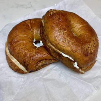 Ovenbird Bakery - Plain Bagel with Cream Cheese - Bakeries Near Me - Baltimore, Maryland