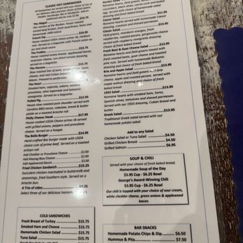 George's Cafe - Menu - Bakeries Near Me - Winter Park, Florida