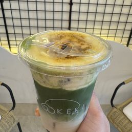 Matcha brûlée