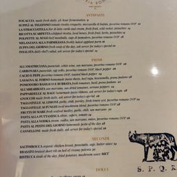 Menu since prices aren't listed Menu since prices aren't listed