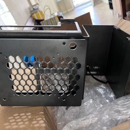 Unfinished steel computer case