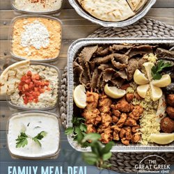 The Great Greek Mediterranean Grill - Catering: Family Combo Tray!
