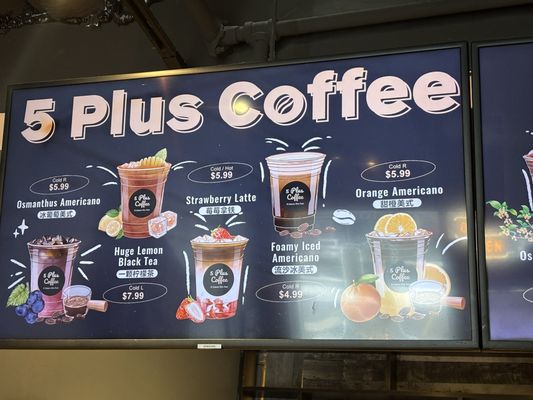 Menu photo 5 5Plus Coffee Markham, ON