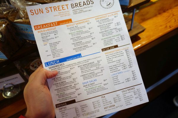 Menu photo 5 Sun Street Breads Minneapolis, MN