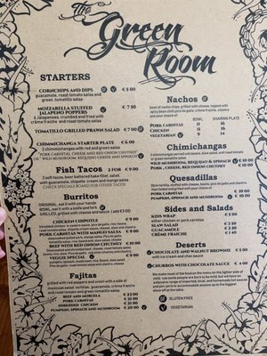 Menu photo 5 The Green Room Lagos, 08 Menu photo 5 The Green Room Lagos, 08