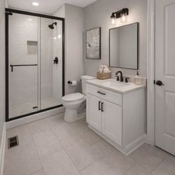 Erie Builders & Construction - Finish bathroom