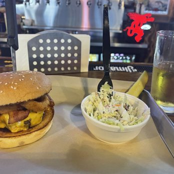 Pit Stop Bar & Grill - Keep it simple... western Burger on a toasted bun - Burgers Near Me - Barstow, California Pit Stop Bar & Grill - Keep it simple... western Burger on a toasted bun - Burgers Near Me - Barstow, California