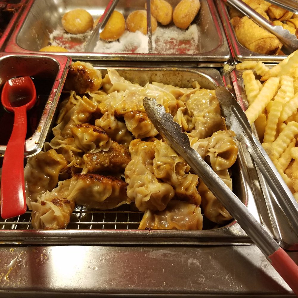 Kingdom Buffet II - Pan fried dumplings - Chinese Near Me - Boynton Beach, Florida