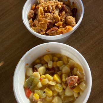 Moe's Original Bar B Que - Carrot soufflé and Skillet Corn - Barbeque Near Me - Metairie, Louisiana Moe's Original Bar B Que - Carrot soufflé and Skillet Corn - Barbeque Near Me - Metairie, Louisiana