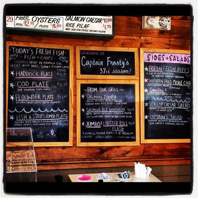Menu photo 6 Captain Frosty's Fish & Chips Dennis, MA