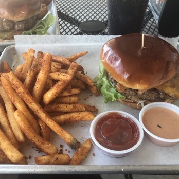 Nest Burger - The Baconator with Fries - Burgers Near Me - Plano, Texas