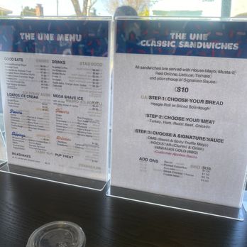 The Une Union City - Menu - Sandwiches Near Me - Union City, California The Une Union City - Menu - Sandwiches Near Me - Union City, California