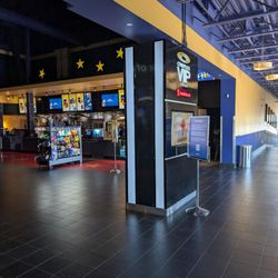 VIP Cinema Mcgillivray - You walk past the washrooms and concession stands to get to the theatre.