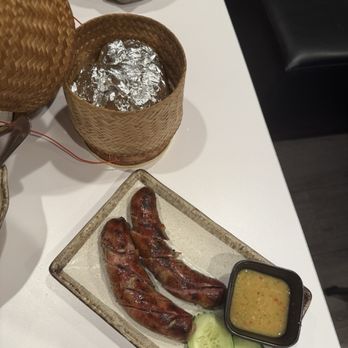 Nok’s Kitchen - ##1 - Lao Sausage Combo - Laotian Near Me - Westminster, California Nok’s Kitchen - ##1 - Lao Sausage Combo - Laotian Near Me - Westminster, California