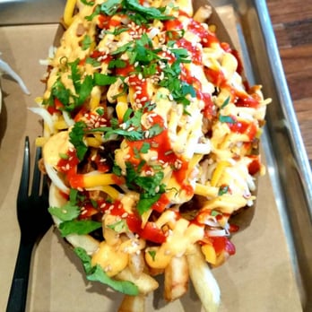 Chi'Lantro - kimchi fries! either the #1 or #2 best i've had in both houston and austin - Asian Fusion Near Me - Austin, Texas Chi'Lantro - kimchi fries! either the #1 or #2 best i've had in both houston and austin - Asian Fusion Near Me - Austin, Texas