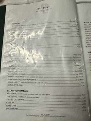 Menu photo 6 Restaurante Pinóquio Lisbon, 11