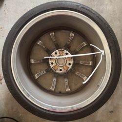 Alloy Wheel Repair Specialists of Columbia - Bent rim in 2019 Chevrolet Corvette.