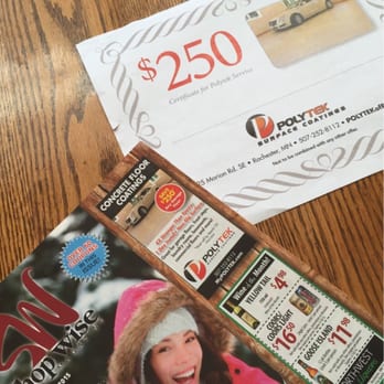 Polytek of Rochester - $250 gift certificate, next to $250 coupon: offers can't be combined... You shouldn't benefit from making a donation. - Flooring Near Me - Rochester, Minnesota Polytek of Rochester - $250 gift certificate, next to $250 coupon: offers can't be combined... You shouldn't benefit from making a donation. - Flooring Near Me - Rochester, Minnesota