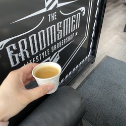 The Groomsmen Lifestyle Barbershop - Complimentary espresso