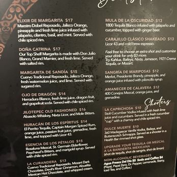 Casa Catrina - Drinks menu - Mexican Near Me - San Antonio, Texas Casa Catrina - Drinks menu - Mexican Near Me - San Antonio, Texas
