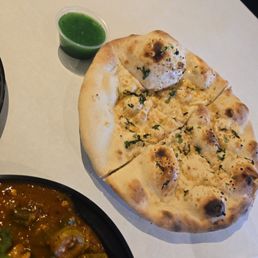 Garlic naan Garlic naan