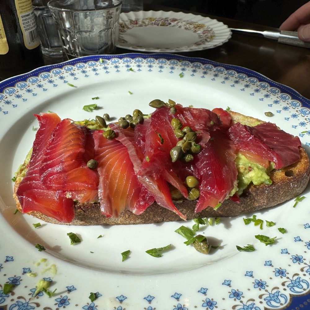 Maison Cafe & Market - Gravlox toast - French Near Me - Dana Point, California