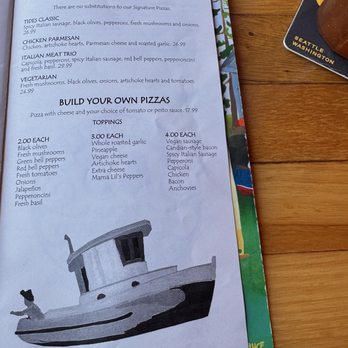 Tides Tavern - Menu 5/2026 - Pubs Near Me - Gig Harbor, Washington