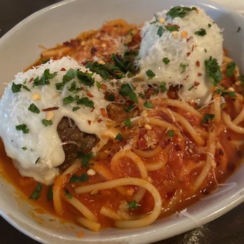 Glorietta Trattoria - Spaghetti with Meatballs - Italian Near Me - Jackson, Wyoming Glorietta Trattoria - Spaghetti with Meatballs - Italian Near Me - Jackson, Wyoming
