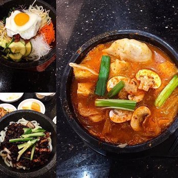 Ka Chi - Kimchi stew with Bibimbap and black bean noodles - Korean Near Me - Toronto, Ontario