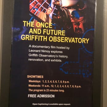 Griffith Observatory - Free admission into his theatre. - Observatories Near Me - Los Angeles, California Griffith Observatory - Free admission into his theatre. - Observatories Near Me - Los Angeles, California