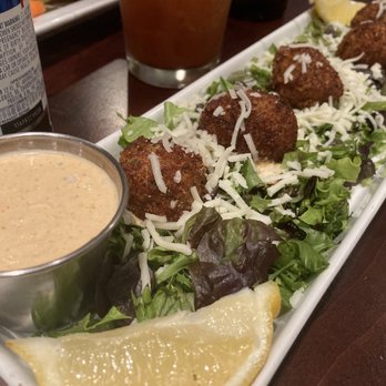 Hops Burger Bar - Crab cake balls - Burgers Near Me - Greensboro, North Carolina