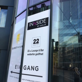 INNSIDE Frankfurt - Slightly odd entrance due to construction - Hotels Near Me - Frankfurt, HE