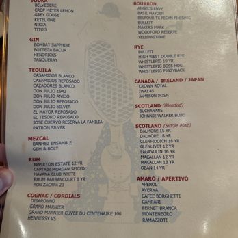 North Italia - Spirits list - Italian Near Me - Miami, Florida North Italia - Spirits list - Italian Near Me - Miami, Florida