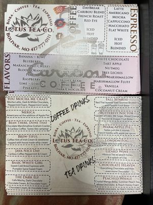 Menu photo 2 Lotus Tea Bolivar, MO