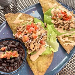 Duck Carnitas Tostada