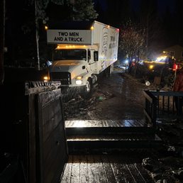 Truck in trouble Truck in trouble