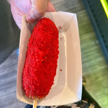 Mochinut - Hot Cheetos and cheese! Omg I got - Donuts Near Me - Peoria, Arizona Mochinut - Hot Cheetos and cheese! Omg I got - Donuts Near Me - Peoria, Arizona