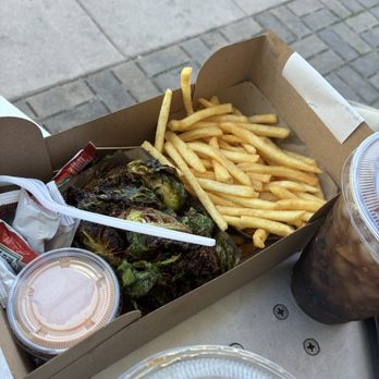 The Win-dow - Brussel Sprouts and fries - Burgers Near Me - Santa Barbara, California The Win-dow - Brussel Sprouts and fries - Burgers Near Me - Santa Barbara, California