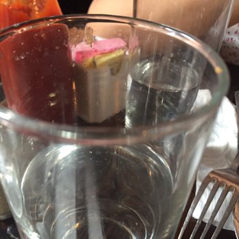 Miriam - My glass of water which is unclean and has vestiges of orange pulp - Wine Bars Near Me - Brooklyn, New York