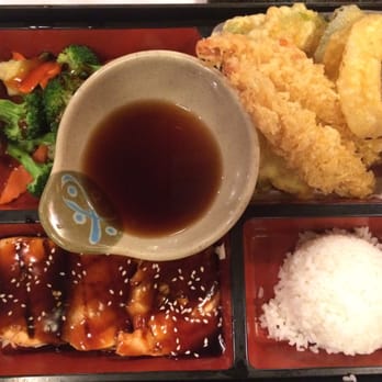 Sushi Fighter - Bento with Salmon and Teriyaki - Sushi Bars Near Me - Moraga, California Sushi Fighter - Bento with Salmon and Teriyaki - Sushi Bars Near Me - Moraga, California