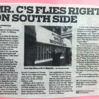 Mr C's - Sports Bars Near Me - Chicago, Illinois